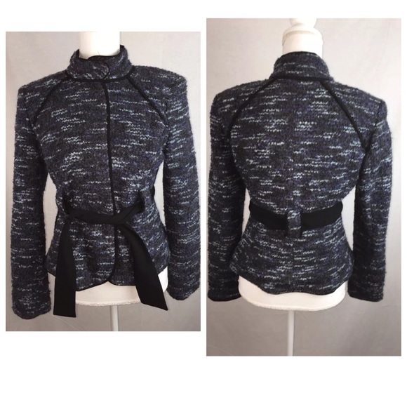 Sandro Jackets & Blazers - Sandro Sportswear Blazer Size Small Tweed Belted